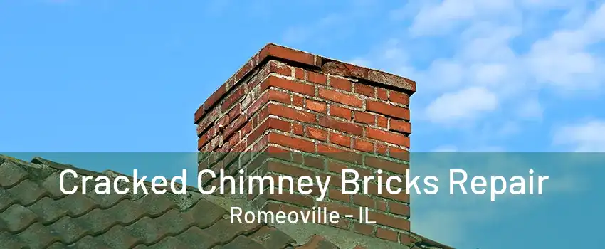 Cracked Chimney Bricks Repair Romeoville - IL