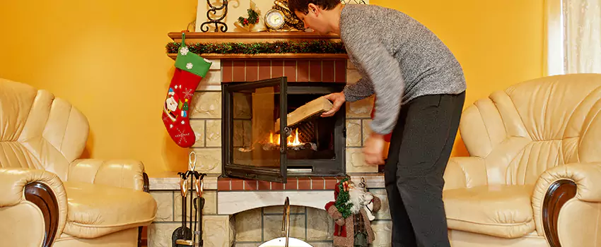 Gas to Wood-Burning Fireplace Conversion Services in Romeoville, Illinois