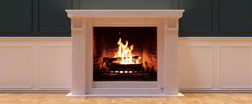 Open Flame Wood-Burning Fireplace Installation Services in Romeoville, Illinois