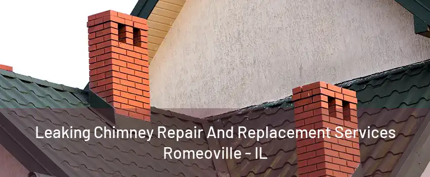 Leaking Chimney Repair And Replacement Services Romeoville - IL